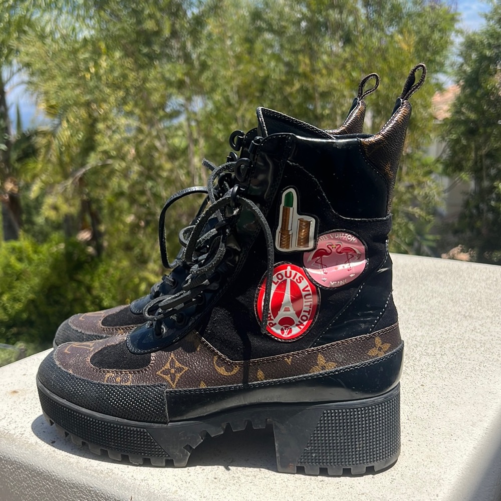 Louis Vuitton Combat Boots size 40